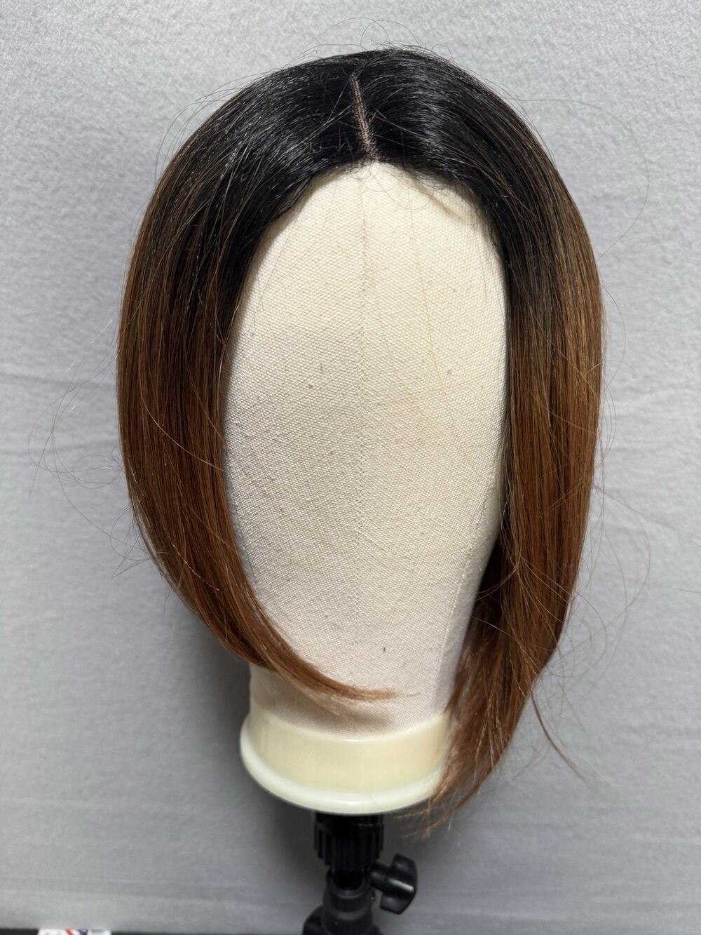 Paramount Wigs Two Tone Bob Wig Brown Straight Short Wig Cosplay Anime